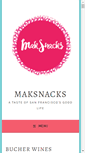 Mobile Screenshot of maksnacks.com